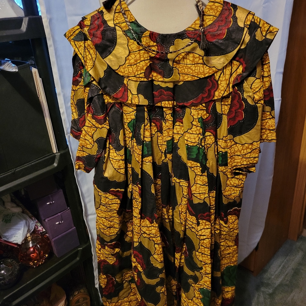 Vintage made in Senegal dress